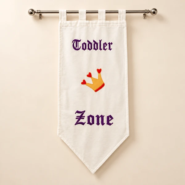Toddler-zone pennant